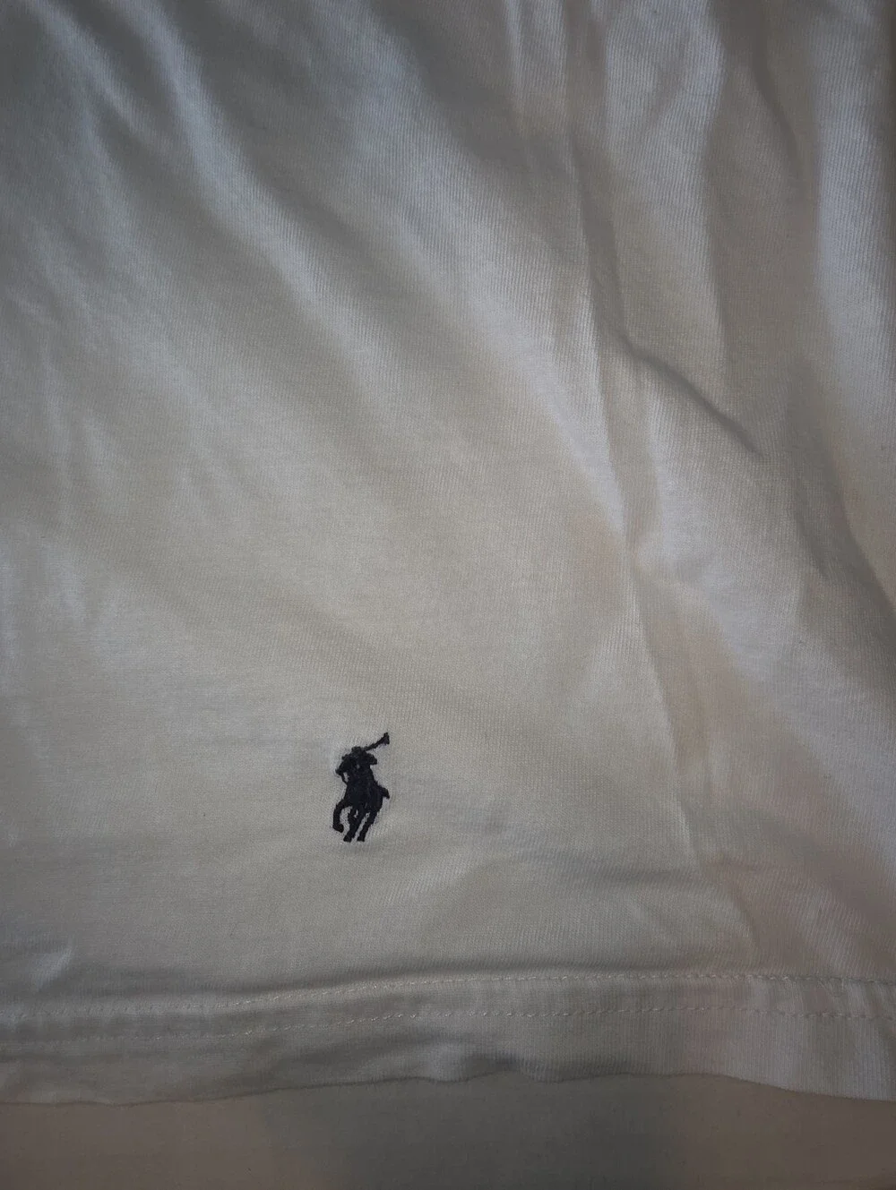 Polo Ralph Lauren Mens XL White Vneck Short Sleeve Classic Fit Cotton Set Of 2
